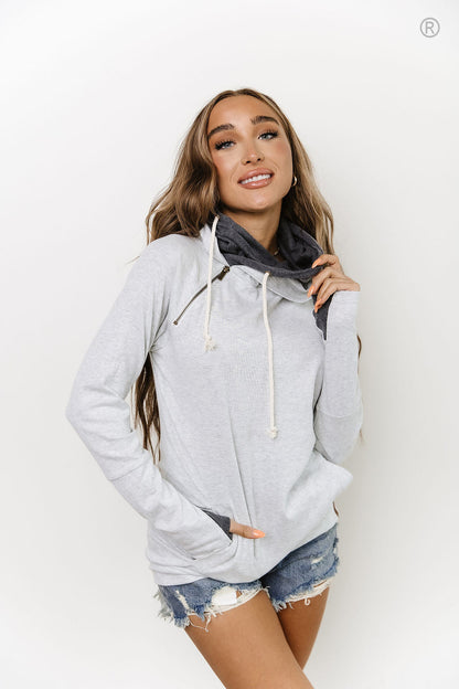 Ampersand Avenue Doublehood™ Sweatshirt - Tired But Never of You