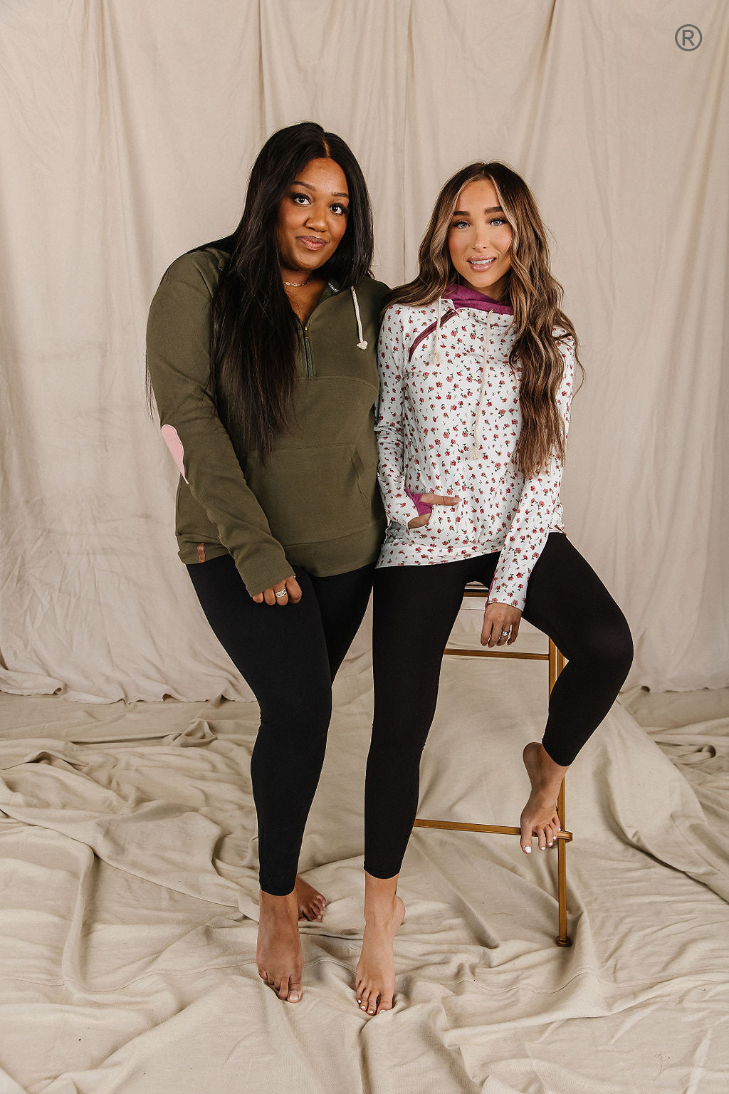 Ampersand Avenue Doublehood™ Sweatshirt - In the Garden