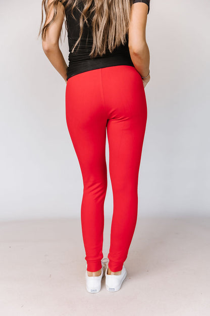 Ampersand Avenue Jogger Performance Fleece - Candy Apple
