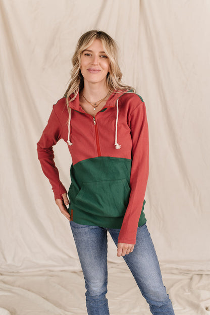 Ampersand Avenue - Halfzip Hoodie Only Yesterday