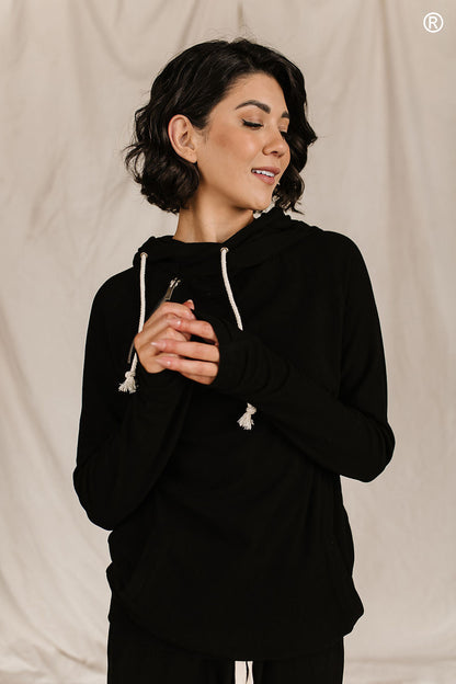 Ampersand Avenue - Doublehood™ Sweatshirt - Poppy Seed