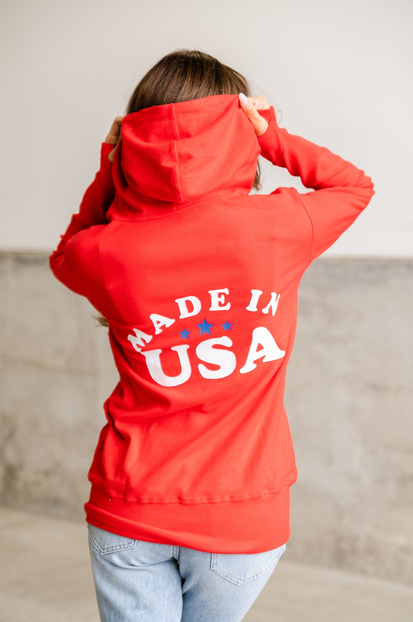 Ampersand Avenue Fullzip Sweatshirt Made in the USA