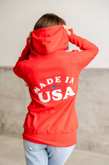 Ampersand Avenue Fullzip Sweatshirt Made in the USA