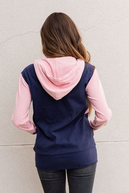 Ampersand Avenue - Halfzip Hoodie Dreamy Skies