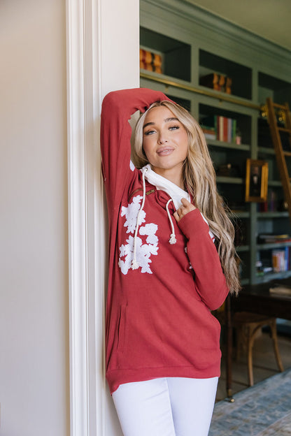 Ampersand Avenue Doublehood™ Sweatshirt - Charming Cherry