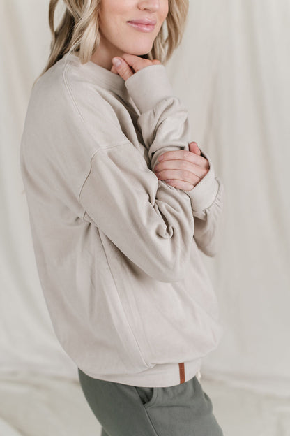Ampersand Avenue Performance Fleece University Pullover - Wanderlust