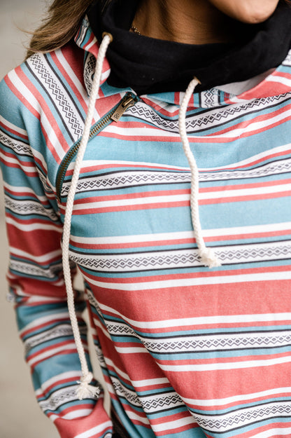 Ampersand Avenue Doublehood™ Sweatshirt - Lips Are Sealed